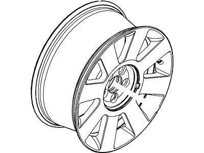 Ford DE9Z-1007-D Wheel Assembly