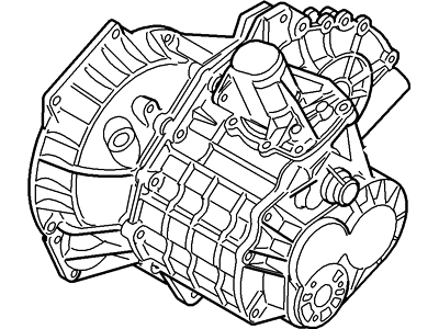 2007 Ford Focus Transmission Assembly - 4S4Z-7002-A