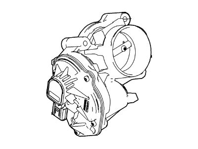 2008 Ford Focus Throttle Body - 8S4Z-9E926-A