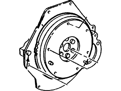 1999 Ford Mustang Flywheel - XR3Z-6375-AA