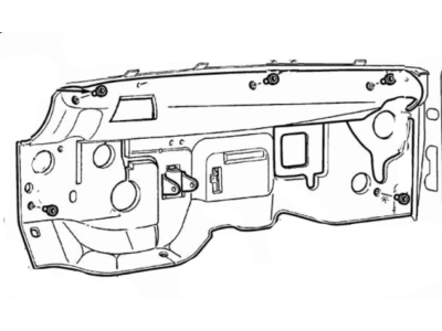 Ford F87Z-1001670-AA Insulator - Dash Panel