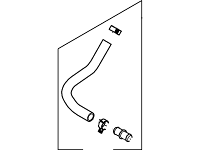 Ford 5F9Z-8075-A Hose - Supply Tank To Radiator