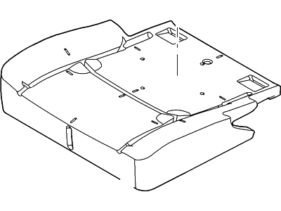 Ford CE9Z-7463840-A Rear Seat Cushion Pad