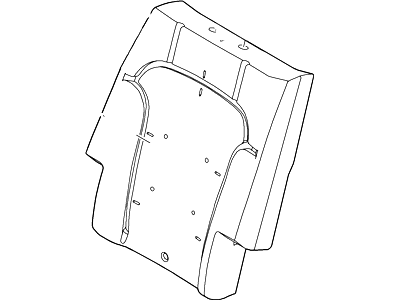Ford CE9Z-7466800-A Pad - Rear Seat Back