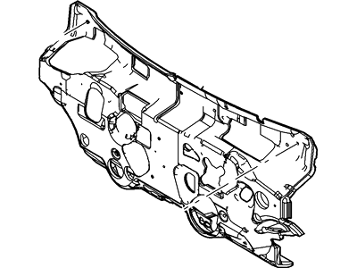 Ford 8L8Z-7801670-B Insulator - Dash Panel