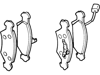 Ford 2S8Z2001BA Kit Front Brake Pad