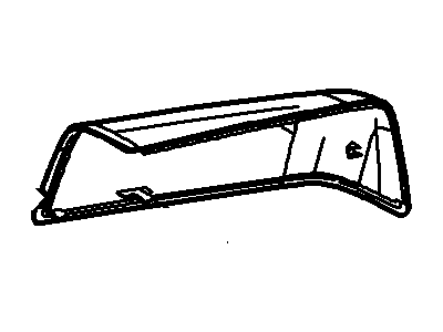 Mercury Mountaineer Mirror Cover - 6L2Z-17D742-AA