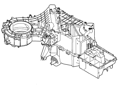 Ford DL3Z-19850-C Evaporator Assembly