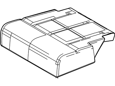 Ford 7L7Z-7863804-LD Rear Seat Cushion Cover Assembly