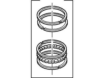 2010 Ford F-550 Super Duty Piston Ring Set - 6L3Z-6148-B