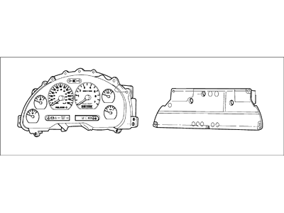 2000 Ford Mustang Instrument Cluster - XR3Z-10849-AB