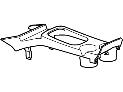 Mercury Grand Marquis Center Console Base - 1W3Z5404567AAA