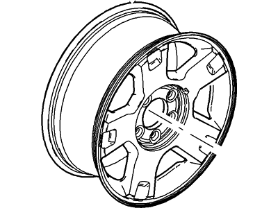 Ford 4L2Z-1007-PA Wheel Assembly