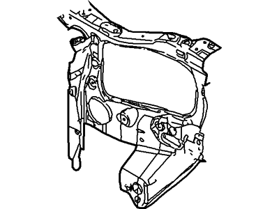 2005 Ford Escape Radiator Support - 5L8Z-16138-BA