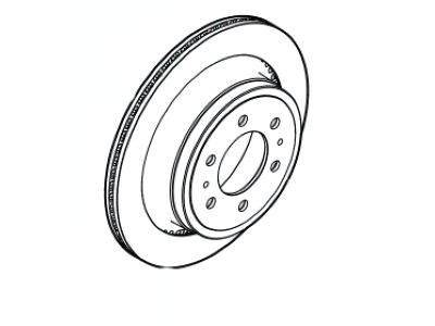 Ford GU2Z-2V026-AA Rotor Assembly - Brake