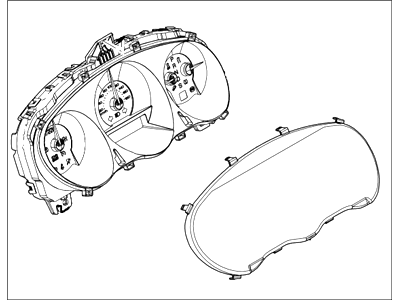 Ford BH6Z-10849-CB Instrument Cluster