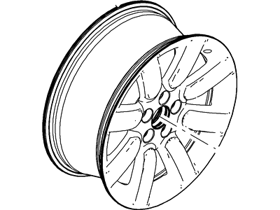 Ford 8A8Z-1007-B Wheel Assembly