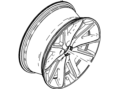 Ford 8A8Z-1007-C Wheel Assembly