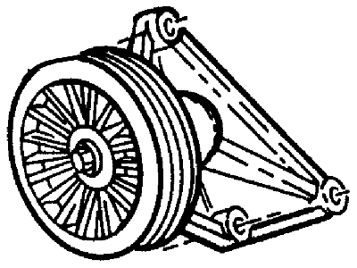 Ford Timing Belt Idler Pulley - F5TZ-8678-E