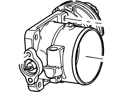 2004 Lincoln Aviator Throttle Body - 2C5Z-9E926-AB