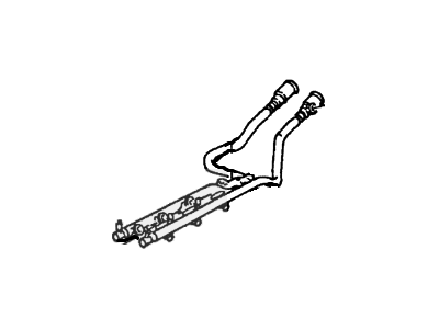 1999 Ford Contour Fuel Rail - XS2Z-9F792-CA