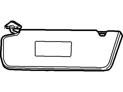 Ford 1L5Z-7804104-AAA Sun Visor Assembly