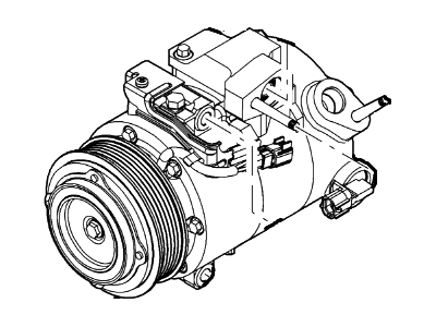 2013 Ford Explorer A/C Compressor - DB5Z-19703-A