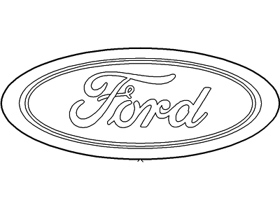 Ford F8ZZ-6342528-AA Name Plate