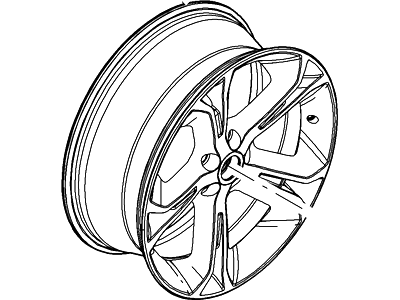 Ford DG1Z-1007-G Wheel Assembly