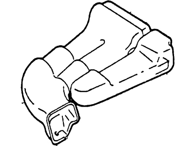 Ford E-250 Air Intake Coupling - F5UZ9A675B