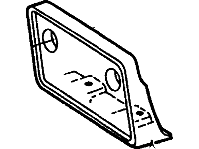 Ford E9WY17A385A Bracket License Plate