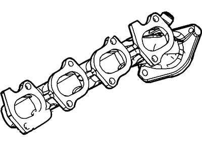 Ford 7R3Z-9430-AA Exhaust Manifold Assembly