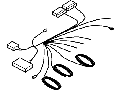 Ford 7L5Z-14B504-AA Wiring Assembly