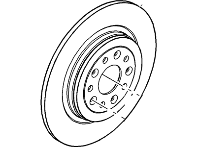 Ford AG1Z-2C026-A Rotor Assembly - Brake