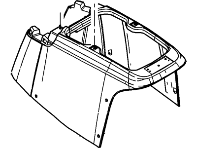 2004 Ford F-250 Super Duty Center Console Base - 4C3Z-36045A36-AAA