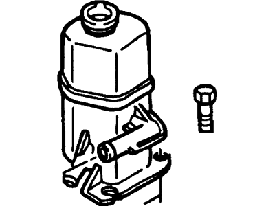 1997 Ford Escort Power Steering Reservoir - F7CZ-3A697-AA