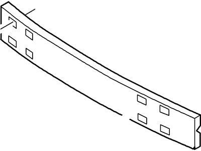 Ford 1W4Z-17757-AA Bumper Assembly - Front