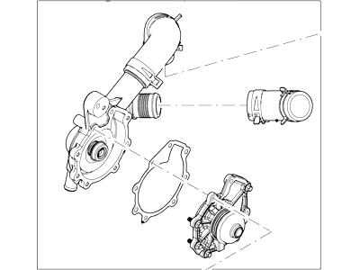 Ford 5M8Z-8501-A Pump Assembly - Water