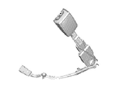 Ford CJ5Z-7861202-AB Buckle Assembly - Seat Belt