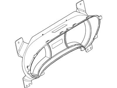 Ford 6L2Z-10890-A Mask - Fuel And Temperature Gauge