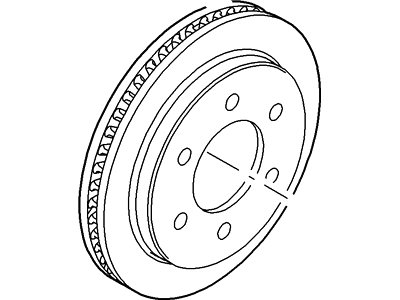 2011 Lincoln Mark LT Brake Disc - 9L3Z-2C026-B