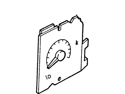 Ford F5TZ17360AB Tachometer Assembly