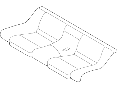 Ford AR3Z-7663804-AB Rear Seat Cushion Cover Assembly
