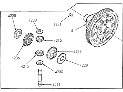 Ford Escort Differential - F8CZ-4026-AA