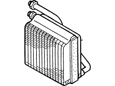 Ford F32Z19860A Radiator Assembly Heater