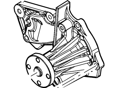 Ford BE8Z-8501-A Pump Assembly - Water