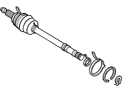 1991 Ford Probe Axle Shaft - E92Z3B436A