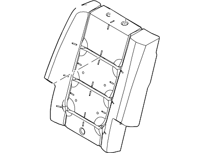 Ford BB5Z-7866800-B Pad - Rear Seat Back