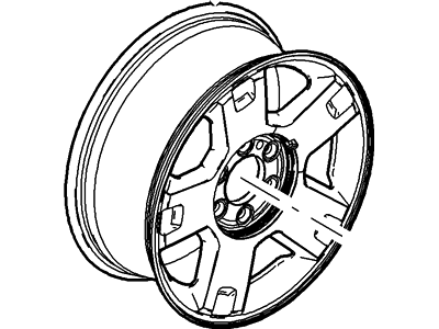 Ford 4L3Z-1007-CA Wheel Assembly