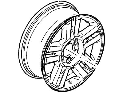 Ford 4L3Z-1007-DA Wheel Assembly